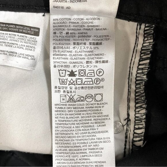 Levi’s 511 Black Cotton Lightweight Straight Leg Pants 30 - Picture 5 of 14